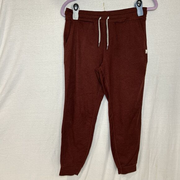 Vuori Dream knit Women's Boyfriend Jogger Capri Pants Performance Red Size Small - Picture 1 of 6